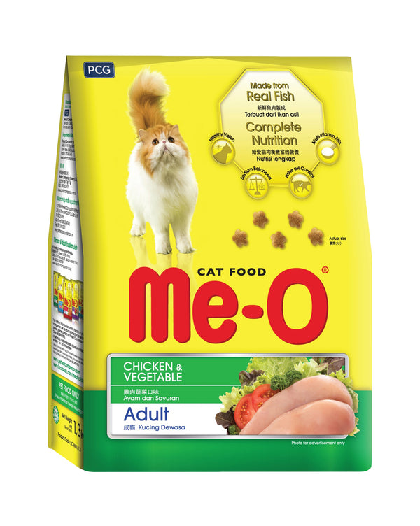 Me-O Adult Chicken & Vegetable Cat Food